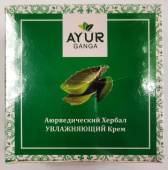Аюрведический Хербал крем Увлажняющий 30 г Аюр Ганга Ayurvedic Herbal Moisturizer Face Cream Ayur Ganga