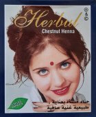 Хна для волос каштан 6 шт. по 10 г Хербал Chestnut Henna Herbul
