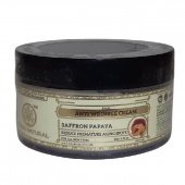 Крем для лица от морщин Шафран Папайя 50 г Кхади Saffron Papaya Anti Wrinkle Cream Khadi Natural