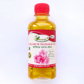Масло массажное Герань 250 мл Geranium massage oil Karmeshu