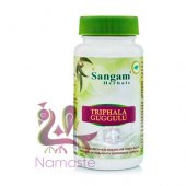 Трифала Гуггул 750 мг 60 таблеток Сангам Хербалс Triphala Guggulu Sangam Herbals