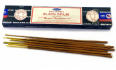 Благовония Наг Чампа Черный опиум 15г Сатья Nag Champa Black Opium Incense Satya