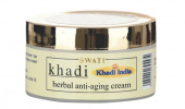 Аюрведический антивозрастной крем для всех типов кожи 50 г Кхади Свати Herbal anti aging cream Khadi Swati 