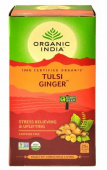 Чай Тулси Имбирь 25 пак. Органик Индия Tulsi Ginger Tea Organic India