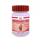 Хридьяамрит Вати ДС 80 таблеток Дивья Патанджали  Hridyamrit Vati Extra Power DS Divya Patanjali