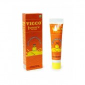 Крем для лица Турмерик с куркумой и сандалом 15 г Викко Turmeric skin Cream with Sandal oil Vicco