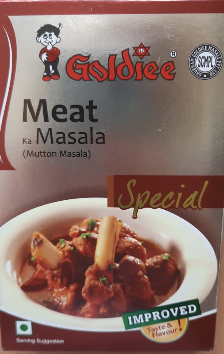 Смесь специй для мяса Мит Ка Масала 100 г Голди Meat Ka (Mutton Masala)  Special Goldiee - купить в интернет-магазине