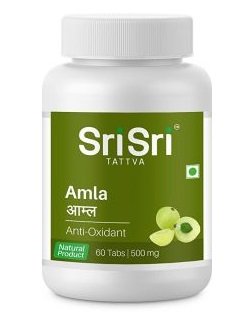 Амла 60 таб 500 мг омоложение, детоксикация Шри Шри Аюрведа Amla Sri Sri Tattva Ayurveda