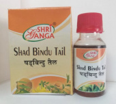 Шадбинду Таил масляные капли в нос 50мл Шри Ганга Shadbindu tail Shri Ganga