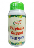 Трифала гуггуль 150 таб. 50 г Шри Ганга пищеварение, запоры Triphala Guggul Shri Ganga