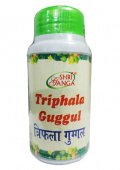 Трифала гуггул 150 таб. 50 г пищеварение, запоры Шри Ганга Triphala Guggul Shri Ganga