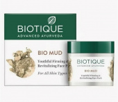 Био Грязь глиняная маска для лица 50 г Биотик Bio Mud Pack Shine Booster and Rejuvenator Face Pack Biotique