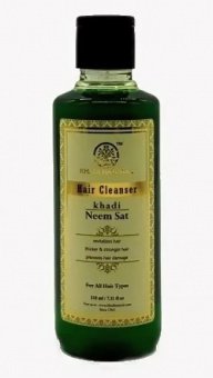 Травяной шампунь Ним Сат от перхоти Кхади Herbal Shampoo Neem Sat  Khadi Natural