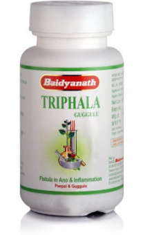 Трифала Гуггуль 80 таб. Байдянатх для похудения Triphala Guggulu Baidyanath