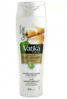 Шампунь Ватика с Чесноком от выпадения волос с чесноком 200 мл Дабур Vatika Hair Growth Shampoo Dabur