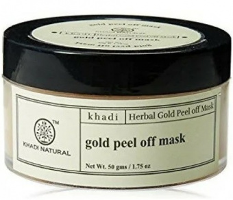Натуральная очищающая маска для лица и тела с Золотом 50 г Кхади Herbal Peel Off Mask Khadi Gold Peel off Mask Khadi Natural