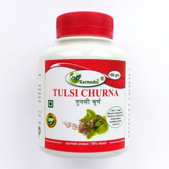 Тулси (Туласи) Чурна порошок 100г Кармешу Tulsi Churna Karmeshu