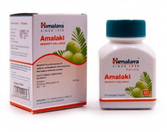 Амалаки 60 таб. витамин С индийский крыжовник Гималая Amalaki Himalaya