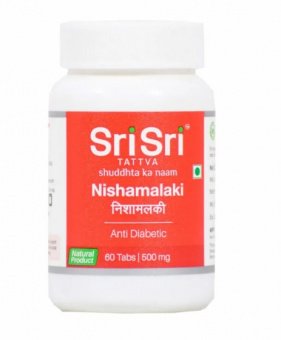 Нишамалаки от диабета, антиоксидант 60 таб. Шри Шри Аюрведа Nishamalaki Sri Sri Tattva Ayurveda