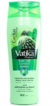 Шампунь Ватика Кактус Гаргир при выпадении волос 200мл Дабур Vatika Cactus Gargir shampoo Hair Fall Control Dabur 