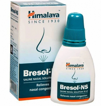 Капли для носа Бресол HC 10 мл при аллергии Гималая Bresol NS nose drops Himalaya Herbals
