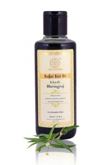 Масло для волос Бринградж 210 мл Кхади Herbal  hair oil Bhringraj Khadi Natural