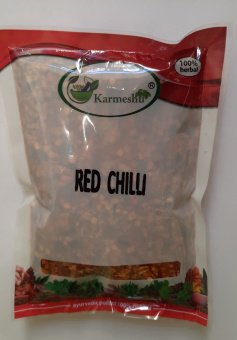 Перец чили красный дробленый 80 г в пакете Кармешу Red pepper chilli crushed Karmeshu
