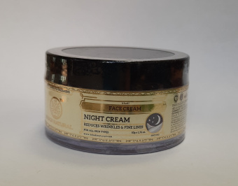 Крем ночной для лица антивозрастной для всех типов кожи 50 г Кхади Herbal Night Cream Khadi Natural