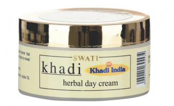 Аюрведический дневной крем для всех типов кожи 50 г Кхади Свати Herbal Day Cream Khadi Swati купить