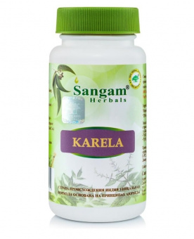 Карела таблетки Сангам, Karela Sangam Herbals, 60 таб