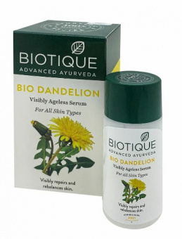 Сыворотка для лица Био Одуванчик 40 мл Биотик Bio Dandelion Face Vitaliser for Youthful Complexion Biotique