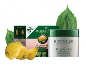 Крем массажный для лица Био Айва омоложение 50 г Биотик Bio Quince Quince Seed - Anti-Wrinkle Massage Cream Biotique