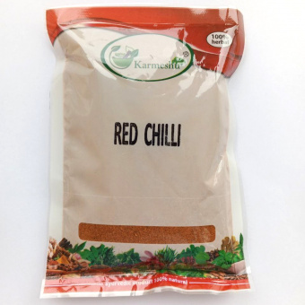 Перец чили красный молотый в пакете 100 г Кармешу Red pepper chilli powder Karmeshu