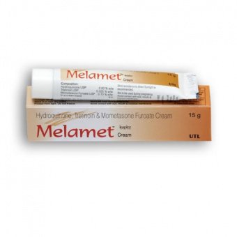 Меламет крем с третиноином, Melamet Cream Hydroquinone 2% Tretinoin 0.02% Mometasone furoate 0.1% купить