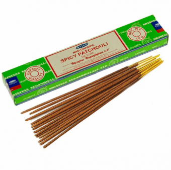Благовония Наг Чампа Спайси Пачули 15г Сатья Nag Champa Spicy Patchouli Satya