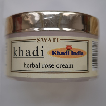 Крем Роза Кхади Свати, Herbal Rose Cream Khadi Swati, 50 g