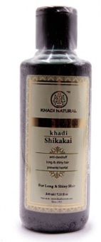Травяной шампунь Шикакай 210 мл Кхади Herbal Shampoo Shikakai Khadi Natural