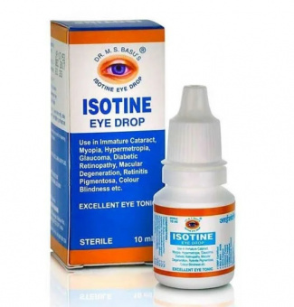 Айсотин 10 мл Глазные капли Джагат Фарма Isotine Eye drops Jagat Pharma