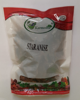 Бадьян Анис звёздчатый целый 100 г Кармешу Star Anise Karmeshu