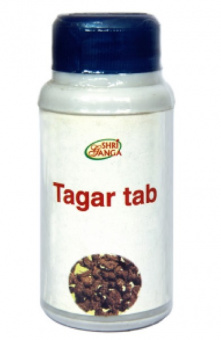 Тагар Джатаманси индийская 120 таб. бессонница, нервное расстройство Шри Ганга Tagar Jatamansi Shri Ganga