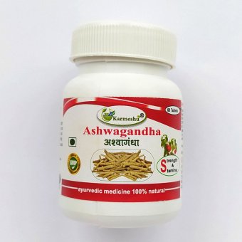 Ашвагандха в таблетках от стресса Кармешу, Ashvagandha Karmeshu купить