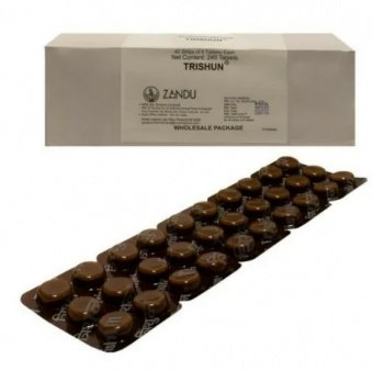 Тришун 6 таб. противовоспалительное, противовирусное средство Занду Trishun Zandu