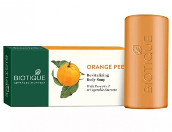 Мыло скраб Био Апельсиновая Корка 150 г Биотик Bio Orange Peel Revitalizing Body Soap Biotique