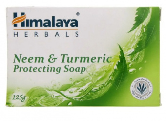 Мыло Ним и Куркума Гималая, Neem Turmeric Soap Himalaya, 125г
