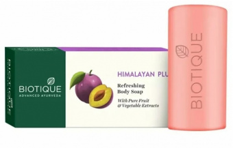 Освежающее мыло Био Гималайская Слива 150 г Биотик Bio Himalayan Plum Refreshing Body Soap Biotique