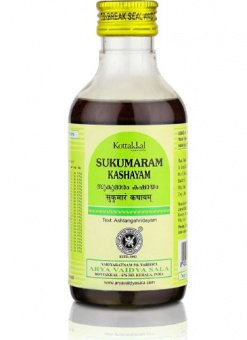 Сукумара Кашаям для репродуктивной системы 200 мл Коттаккал Sukumaram Kashayam Kottakkal Ayurveda женское бесплодие, менструальные нарушения, болезни матки и яичников