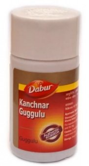 Канчнар Гуггул 40 таб. Дабур Kanchnar Guggulu Dabur