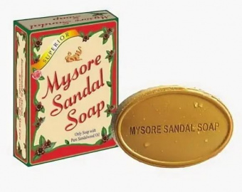 Cандаловое мыло Майсор 75 г Лалас Mysore Sandal Soap Lalas