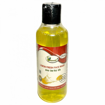 Гель для умывания Лимонный фреш Кармешу, Karmeshu lemon fresh face wash 210 мл