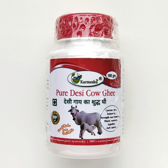 Масло коровье топленое Гхи  100 г Кармешу Pure Desi Cow Ghee  Karmeshu